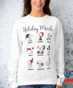 Peanuts Snoopy Christmas Holiday Moods Sweatshirt 1