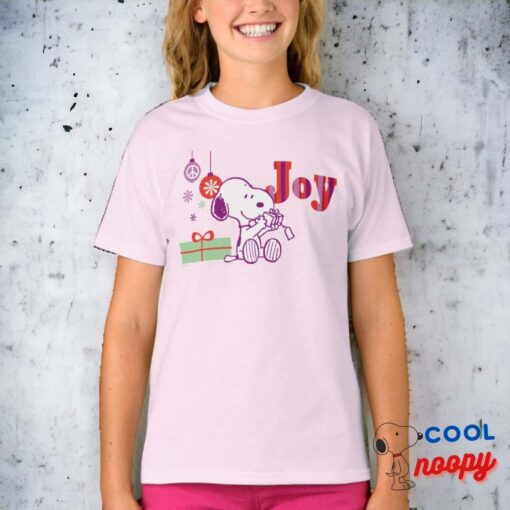 Peanuts Snoopy Christmas Joy T Shirt 2