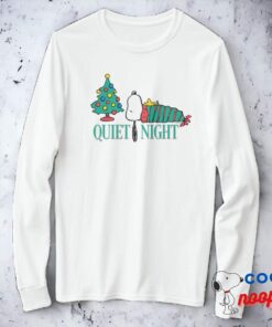 Peanuts Snoopy Christmas Quiet Night T Shirt 13