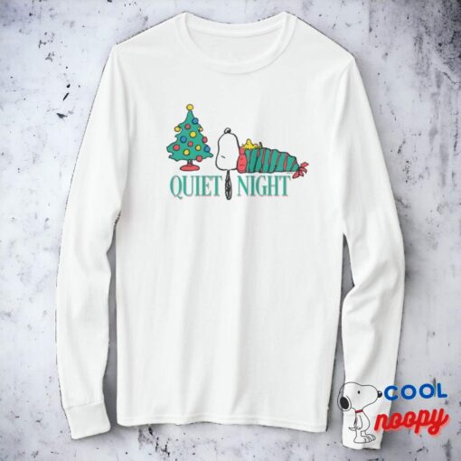 Peanuts Snoopy Christmas Quiet Night T Shirt 13