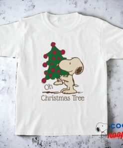Peanuts Snoopy Christmas Tree T Shirt 10