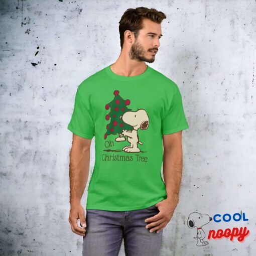 Peanuts Snoopy Christmas Tree T Shirt 13