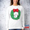 Peanuts Snoopy Christmas Wreath Bow Sweatshirt 15