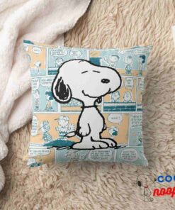 Peanuts Snoopy Comic Pattern Throw Pillow 8