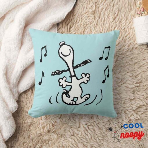 Peanuts Snoopy Dancing Throw Pillow 3