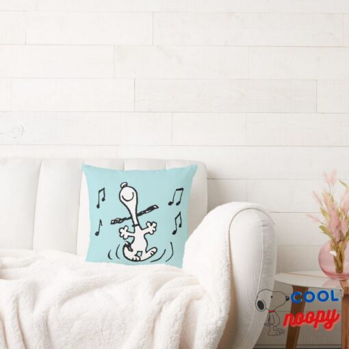 Peanuts Snoopy Dancing Throw Pillow 4