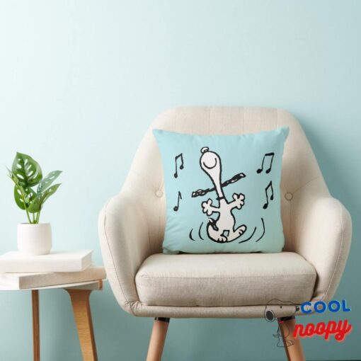 Peanuts Snoopy Dancing Throw Pillow 5