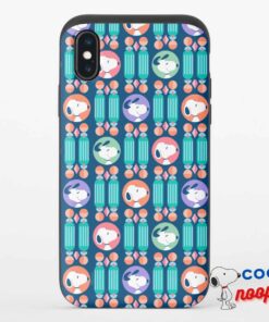 Peanuts Snoopy Dark Blue Deco Dreams Pattern Uncommon Iphone Case 8