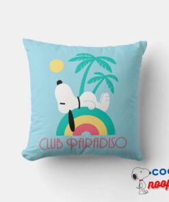 Peanuts Snoopy Deco Dreams Club Paradiso Throw Pillow 5