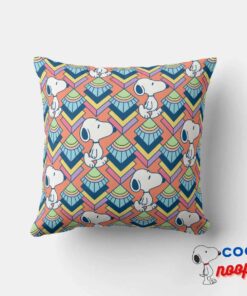 Peanuts Snoopy Deco Dreams Pattern Throw Pillow 5