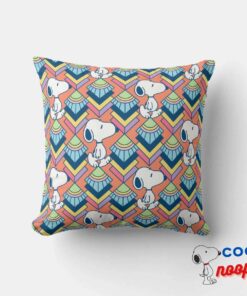 Peanuts Snoopy Deco Dreams Pattern Throw Pillow 6