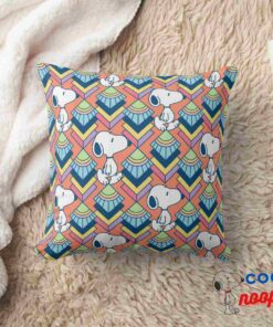 Peanuts Snoopy Deco Dreams Pattern Throw Pillow 8