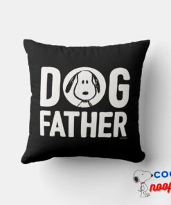Peanuts Snoopy Dog Father Throw Pillow 4