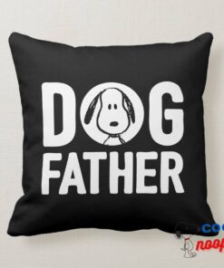 Peanuts Snoopy Dog Father Throw Pillow 6