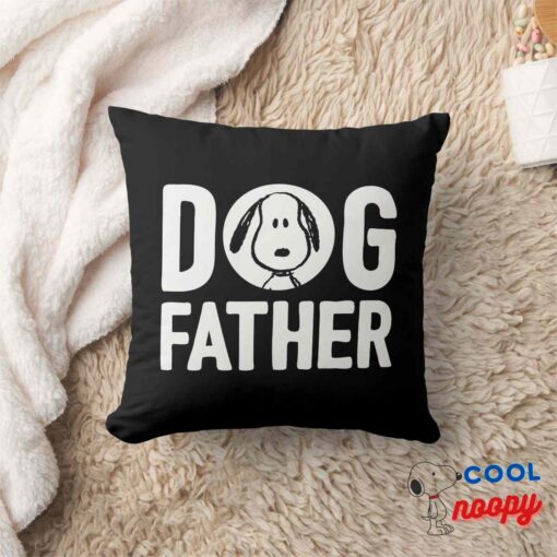 Peanuts Snoopy Dog Father Throw Pillow 8