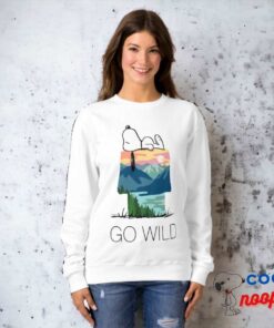 Peanuts Snoopy Dog House Go Wild Sweatshirt 4