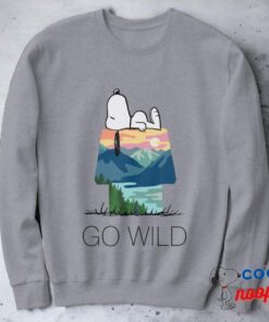 Peanuts Snoopy Dog House Go Wild Sweatshirt 5