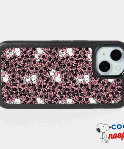 Peanuts Snoopy Flower Vine Pattern Otterbox Iphone Case 4