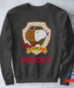 Peanuts Snoopy Flying Ace Badge Sweatshirt 13