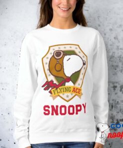 Peanuts Snoopy Flying Ace Badge Sweatshirt 19