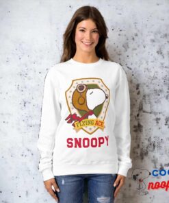 Peanuts Snoopy Flying Ace Badge Sweatshirt 22
