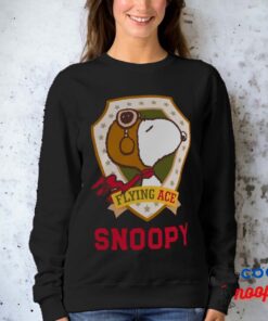 Peanuts Snoopy Flying Ace Badge Sweatshirt 4