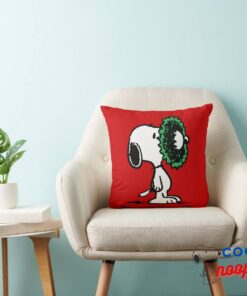 Peanuts Snoopy For The Holidays Throw Pillow 3