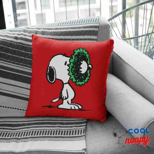 Peanuts Snoopy For The Holidays Throw Pillow 6