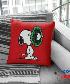 Peanuts Snoopy For The Holidays Throw Pillow 8