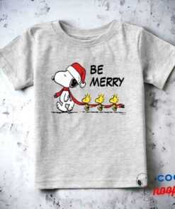 Peanuts Snoopy Friends Winter Scarf Baby T Shirt 15