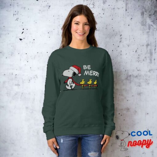 Peanuts Snoopy Friends Winter Scarf Sweatshirt 3