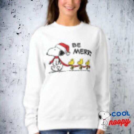 Peanuts Snoopy Friends Winter Scarf Sweatshirt 7