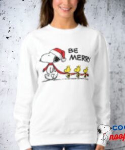 Peanuts Snoopy Friends Winter Scarf Sweatshirt 8