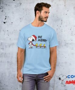Peanuts Snoopy Friends Winter Scarf T Shirt 3