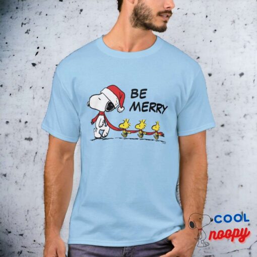 Peanuts Snoopy Friends Winter Scarf T Shirt 5