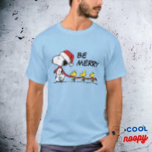 Peanuts Snoopy Friends Winter Scarf T Shirt 7