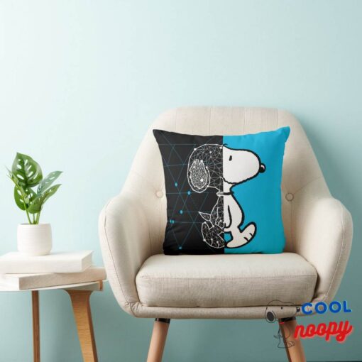 Peanuts Snoopy Geometric Design Throw Pillow 3