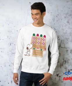 Peanuts Snoopy Gingerbread House Sweatshirt 3