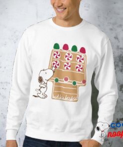 Peanuts Snoopy Gingerbread House Sweatshirt 6