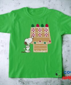 Peanuts Snoopy Gingerbread House T Shirt 1