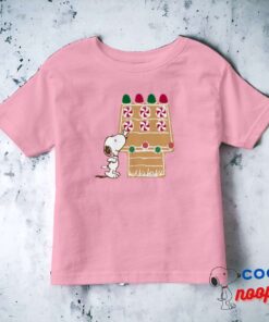 Peanuts Snoopy Gingerbread House Toddler T Shirt 15