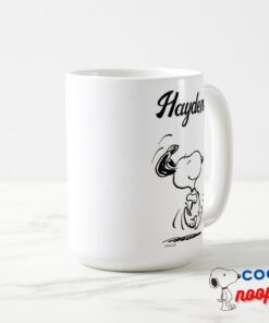 Peanuts Snoopy Happy Dance Add Your Name Mug 2