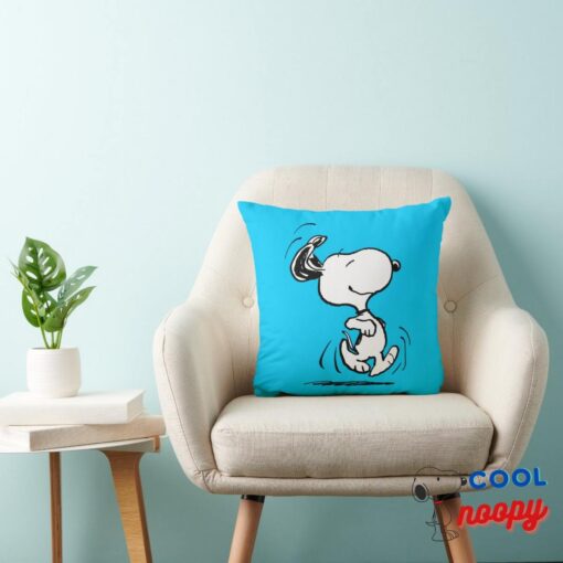 Peanuts Snoopy Happy Dance Throw Pillow 3