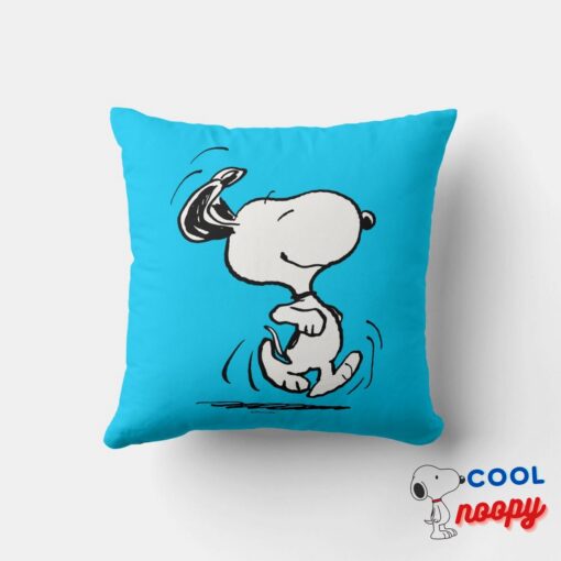 Peanuts Snoopy Happy Dance Throw Pillow 4