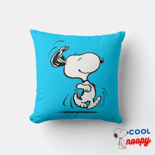 Peanuts Snoopy Happy Dance Throw Pillow 5