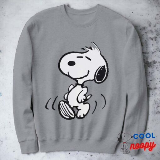 Peanuts Snoopy Happy Smile Dance Sweatshirt 4