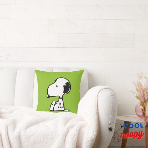 Peanuts Snoopy Looking Down Throw Pillow 2