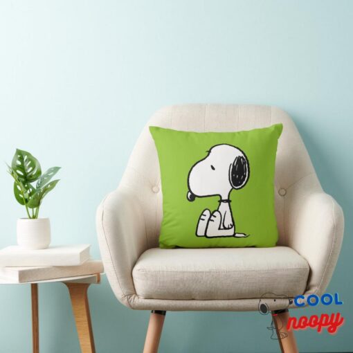 Peanuts Snoopy Looking Down Throw Pillow 3