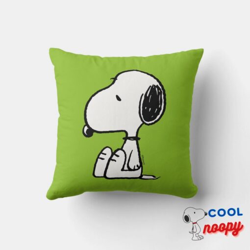 Peanuts Snoopy Looking Down Throw Pillow 4
