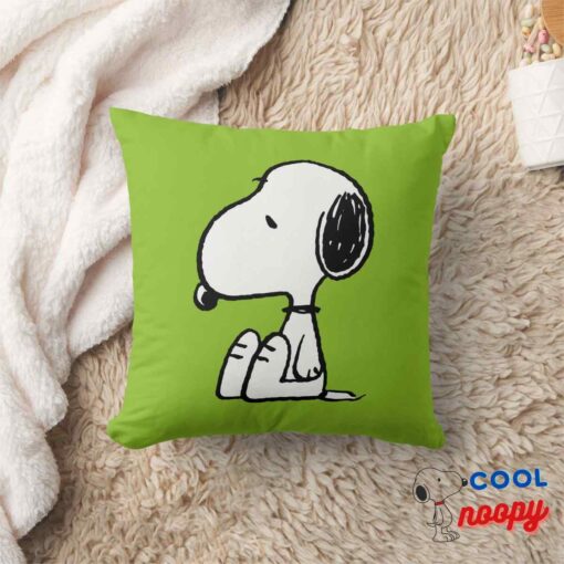 Peanuts Snoopy Looking Down Throw Pillow 8